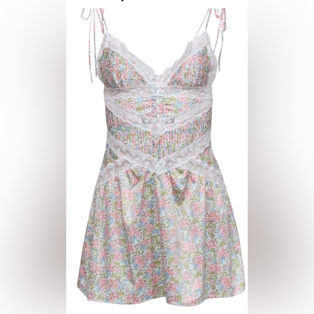 For Love and Lemons X Victorias Secret Farrah Slip Dress